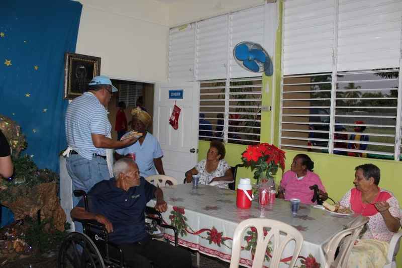 DGDC ofrece su tradicional almuerzo de Nochebuena a los enfermos del Leprocomio