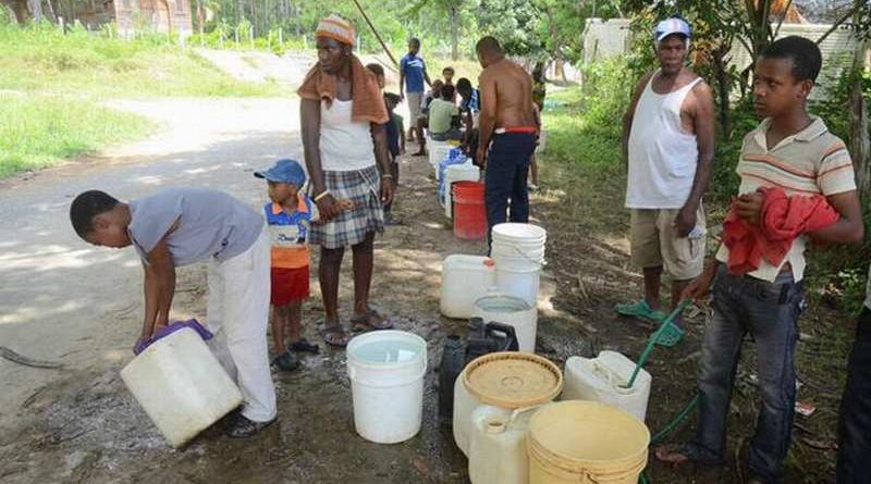 falta de agua