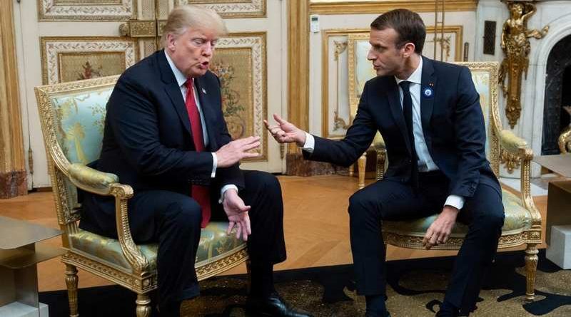 trump y macron