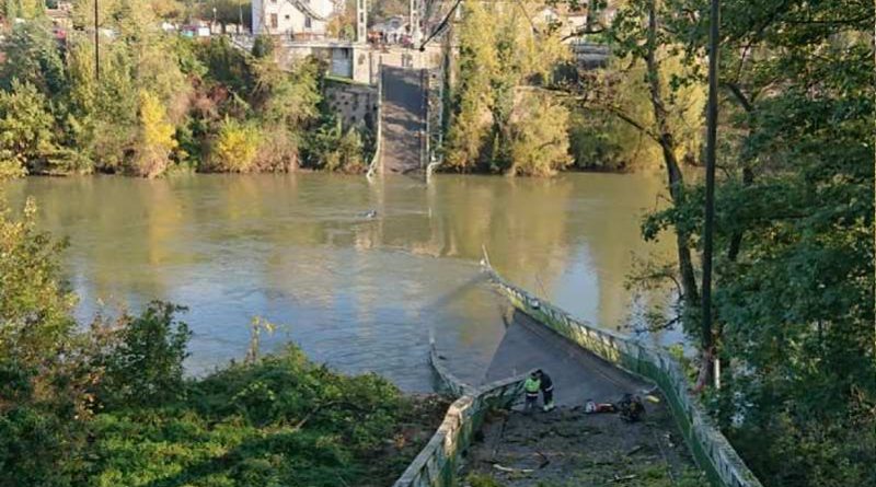 derrumbe de puente en francia