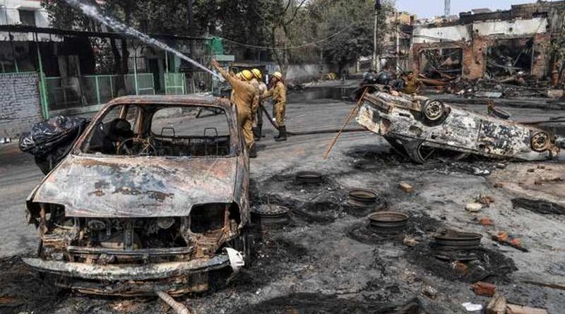 protesta en la india